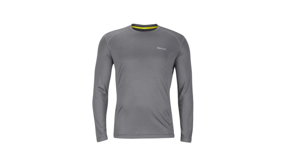 Marmot Windridge Long Sleeve T-Shirt - Mens, Cinder, 2XL 60410-1415-XXL