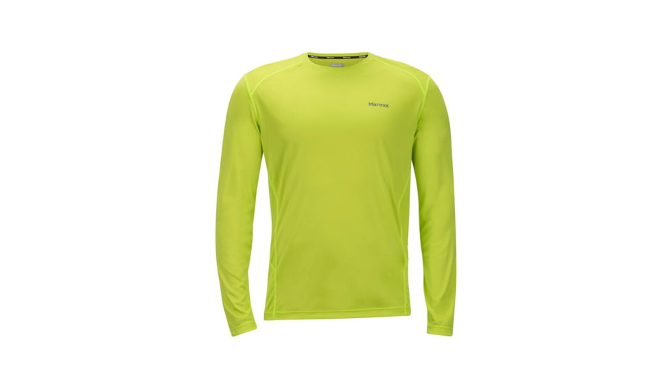 Marmot Windridge Long Sleeve T-Shirt - Mens, Bright Lime, L 60410-4458-L