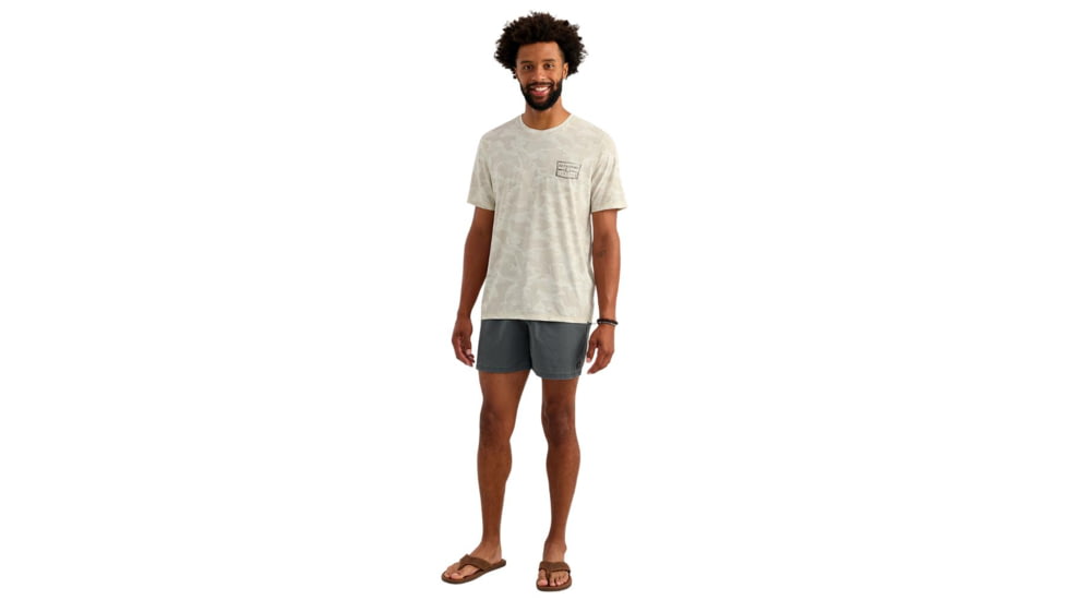 Marolina DBA HUK Huk Drift Performance Short Sleeve Shirt Silver Birch Camo M, H1200736-189-M