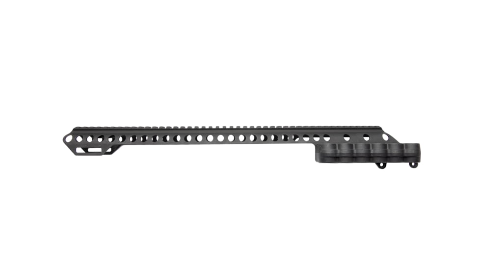 Mesa Tactical Remington Model 870 TAC-14 SureShell Polymer Carrier and Fallon Rail, 6-Shell, 12 Gauge, 18 in, Black, 93060