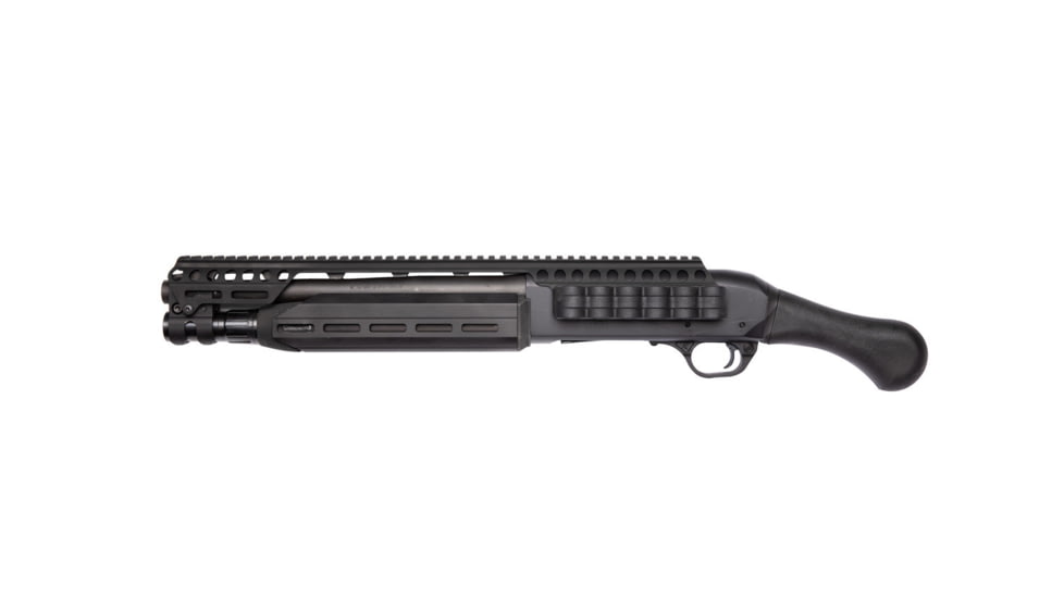 Mesa Tactical SureShell Polymer Carrier and Fallon Rail, Remington V3 TAC-13, 6-Shell, 12 Gauge, 18 in, Black, 93080