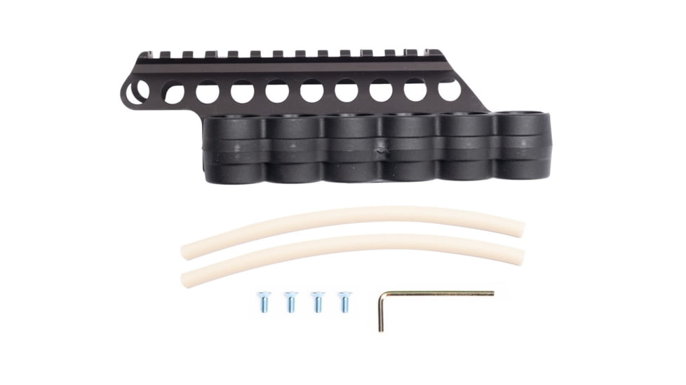 Mesa Tactical SureShell Polymer Carrier and Rail for Beretta 1301 Comp, 6-Shell, 12-GA, 5.5 in, Black, 94300