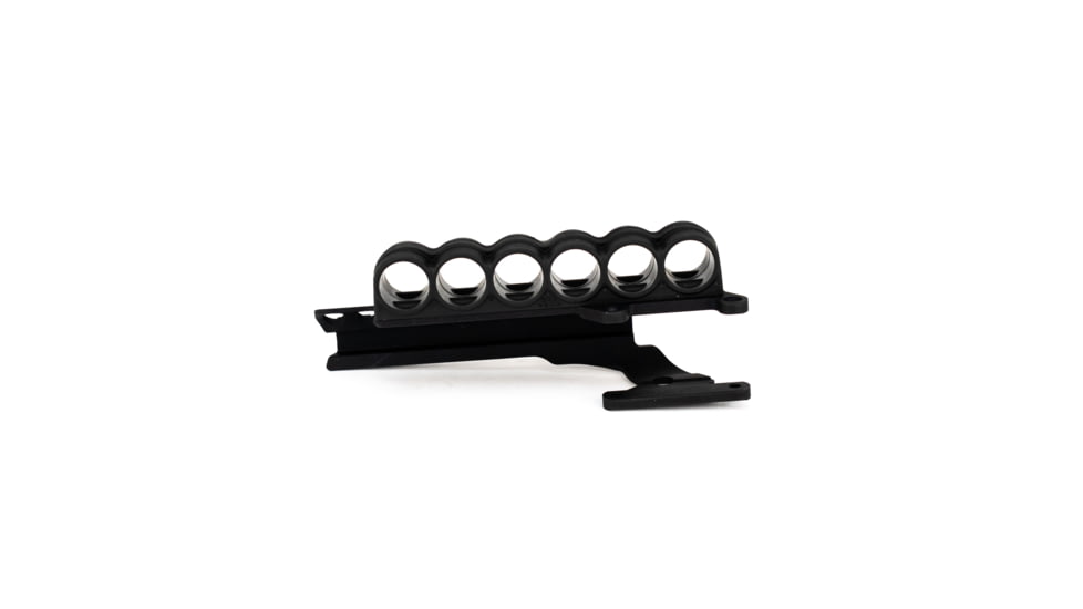 Mesa Tactical SureShell Polymer Carrier and Saddle Rail for Rem 870, 12-GA, Black, 6-Shell, 5in, 94830