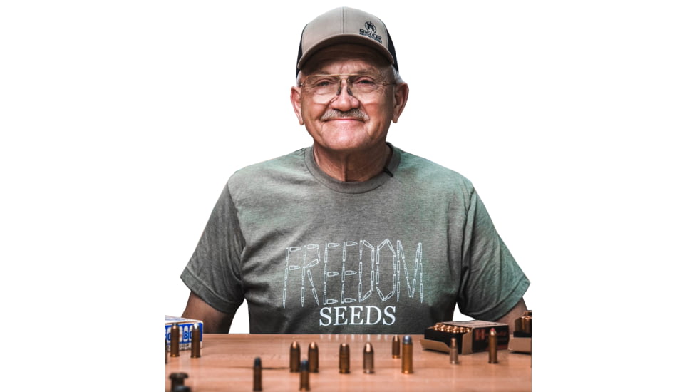 Miculek Freedom Seeds T-Shirt, 4XL, Heather Army Green, TEE-FREEDOMSEED-4XL