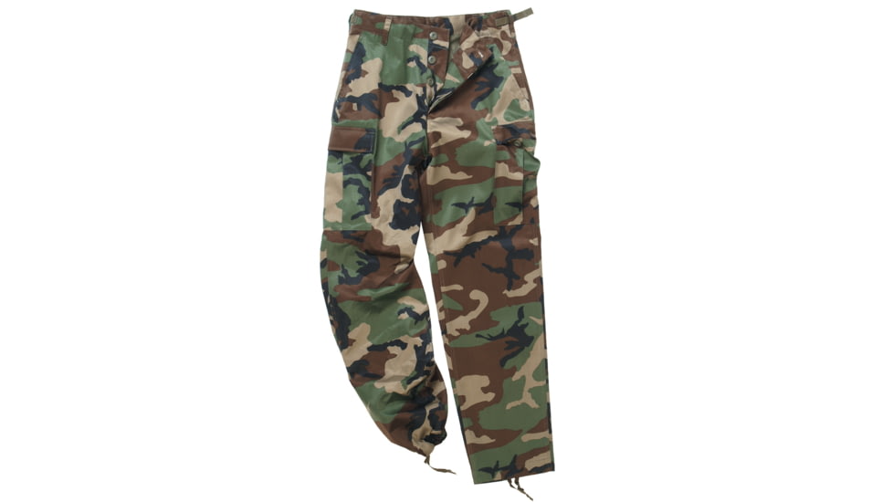 MIL-TEC Ranger BDU Field Pants - Men's, Woodland Camo, 2XL, 11810020-906