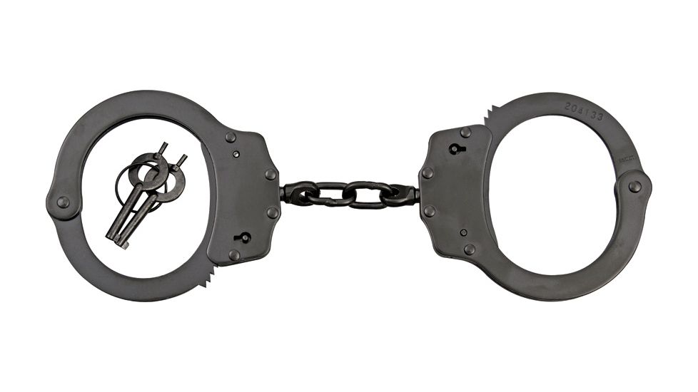 Miscellaneous Scorpion Handcuffs, Double Lock w/ 2 Keys, Black MI220041BK
