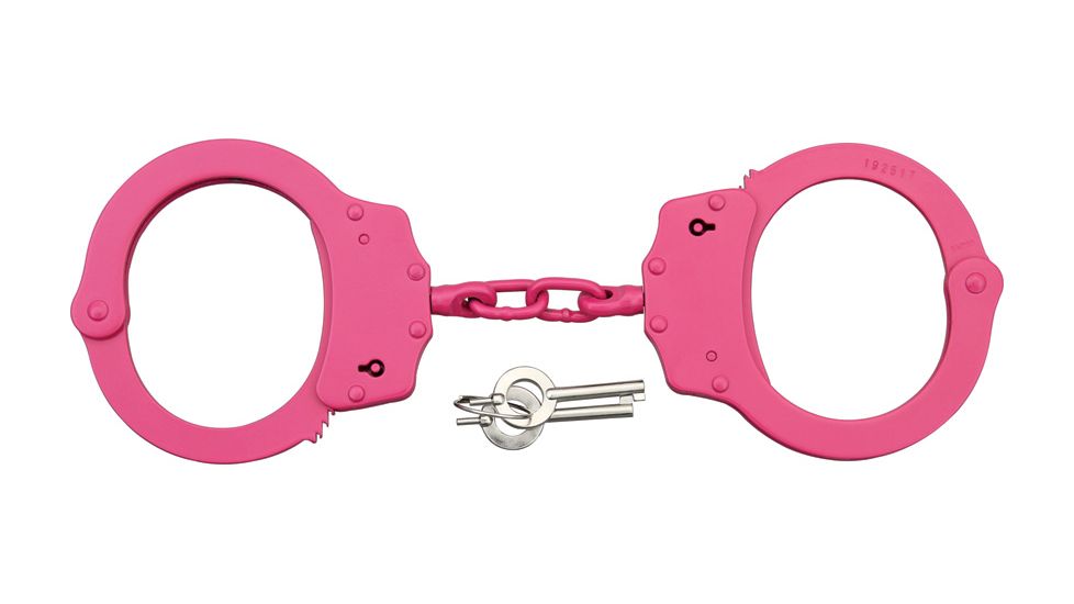 Miscellaneous Scorpion Handcuffs, Double Lock w/ 2 Keys, Pink MI220041PK