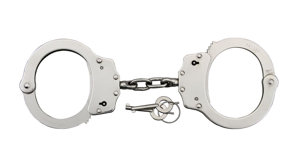 Miscellaneous Scorpion Handcuffs, Double Lock w/ 2 Keys, Silver MI220041SL