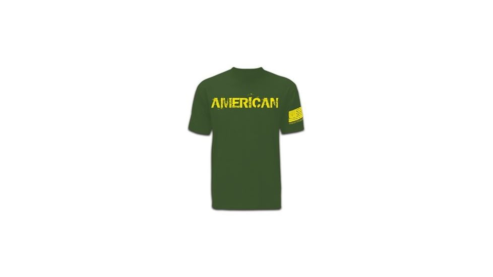 Mission First Tactical American T-Shirt, Olive Drab, 2XL MFTAMT-OD-XXL
