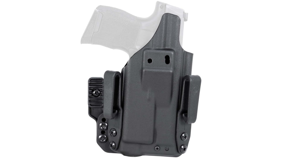 Mission First Tactical Pro Kydex IWB Light Holster, Sig P365 w/ TLR-7, Ambidextrous, Black, H5-SIG-1-WL-7