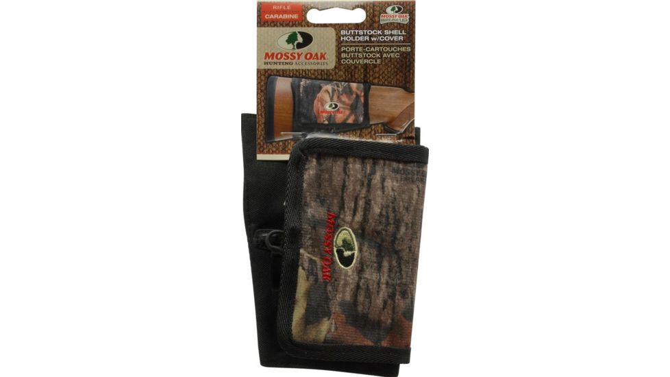Mossy Oak Buttstock Rifle Shell Holder w/Cover 065459
