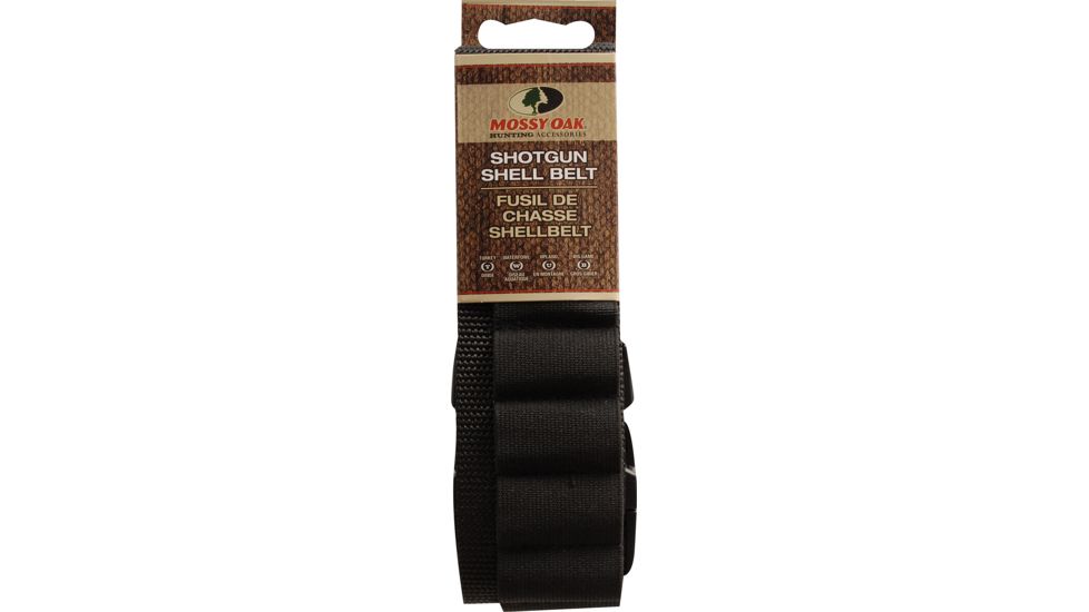 Mossy Oak Shotgun Shell Belt, Black 048221