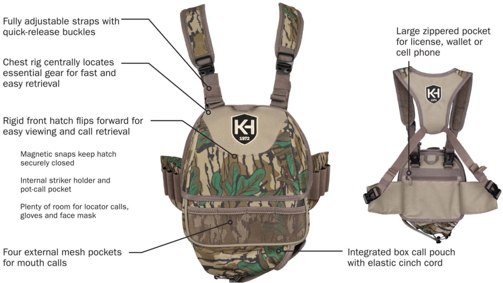 K&amp;H KHT0251 RUN NGUN 100 MO GRNLEAF TRKY HARNESS