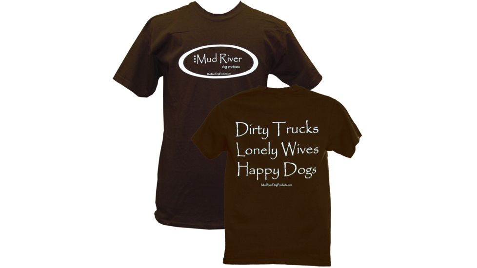 Mud River Short Sleeve T-shirts- XXL Brown MRTS-2XLB