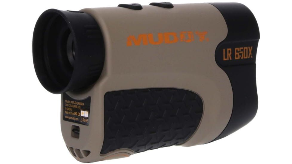 Muddy 650 Yard Laser Range Finder, Black/Grey, MUD-LR650X
