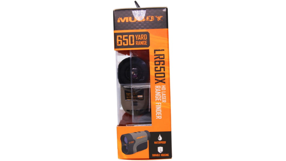 Muddy 650 Yard Laser Range Finder, Black/Grey, MUD-LR650X