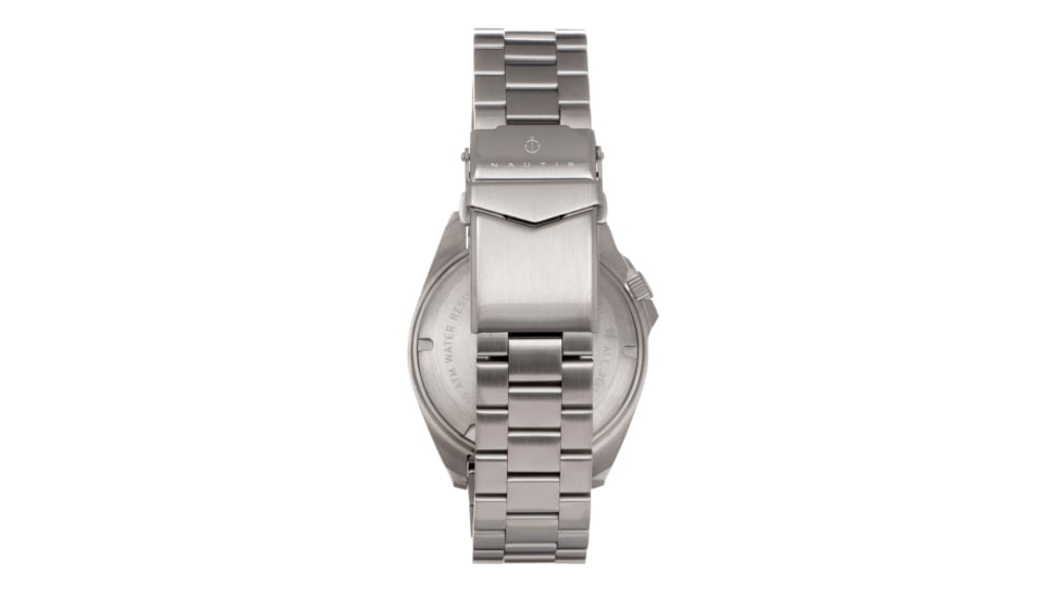 Nautis Nautis Global Dive Bracelet Watch w/Date, Grey, One Size, 18093G-B