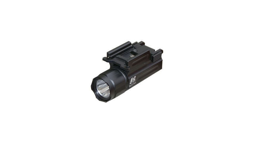 NC Star AQPTF LED Flashlight for Pistols/Rifles w/ Weaver Style Mount and Quick Release