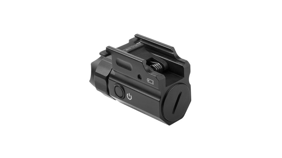 NcSTAR Pistol/Rifle LED QR Strobe Flashlight, 150 Lumens, Black, ACQPTF
