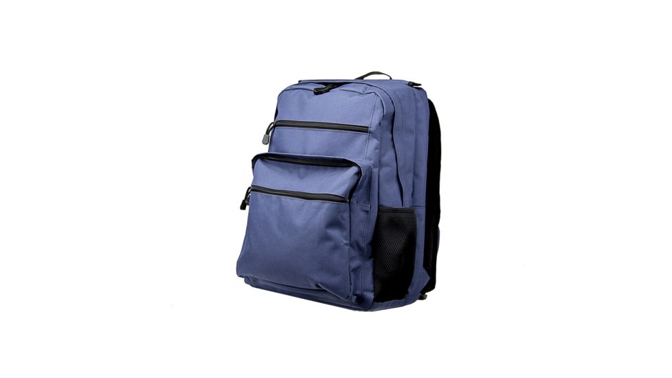 NcSTAR VISM GuardianPack Backpack with Front/Rear Compartments for Soft Body Armor, 10 x 12in Level IIIA Ballistic Soft Panels Included, Navy Blue, BGBPS3003N-A