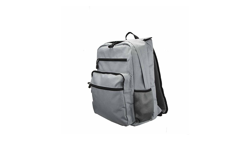 NcSTAR VISM GuardianPack Backpack with Front/Rear Compartments for Soft Body Armor, 10 x 12in Level IIIA Ballistic Soft Panels Included, Light Gray, BGBPS3003LG-A