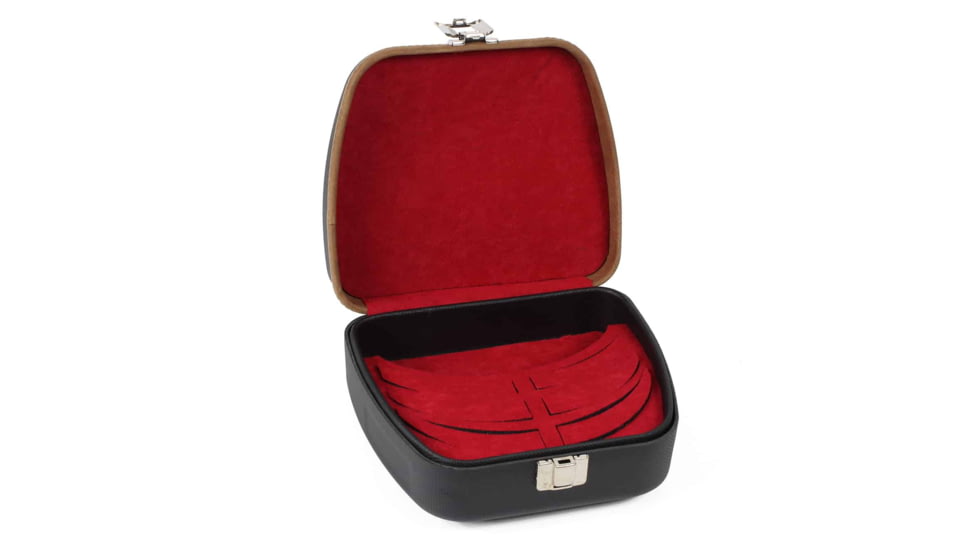 Negrini Shooting Sports Eyewear Case, Black/Bordeaux, 3105LXX/5584