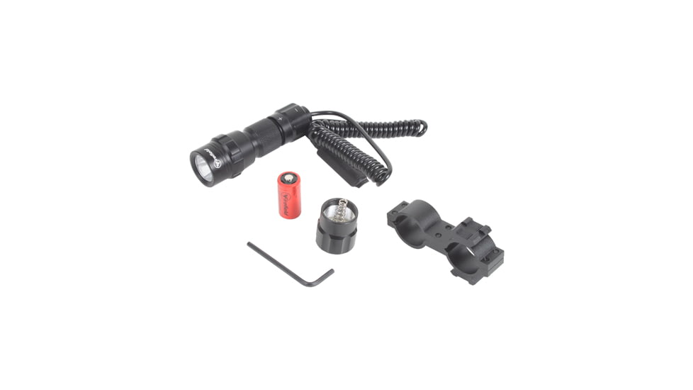 Firefield Shotgun Tactical 120 Lumens Flashlight, Black w/Mount &amp; Pressure Pad - FF21001K