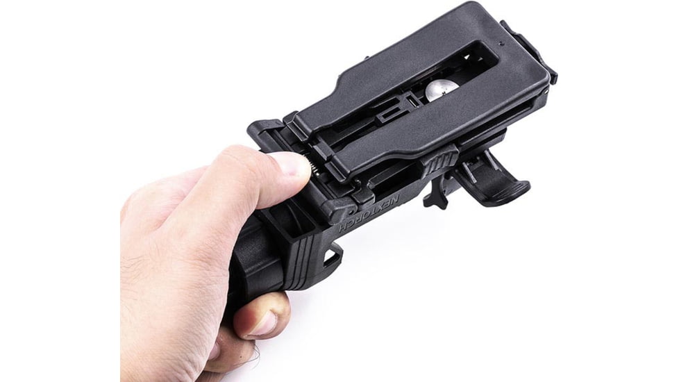 Nextorch Quicker Baton Holster, Nex Quicker Baton w/HG1 Hand Guard, Black, BT520005