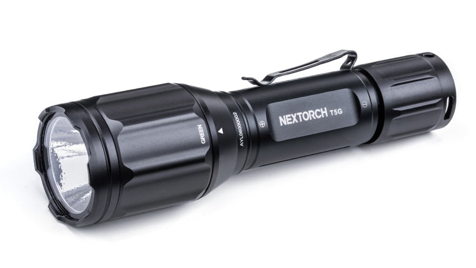 Nextorch T5G v2 Hunting Set Flashlight, Lithium Ion, White/Green, 170 Lumens, Black, PS520010