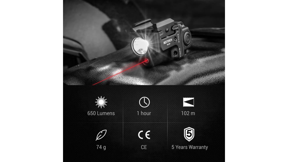 Nextorch WL22 Compact Weapon Light NXWL22R