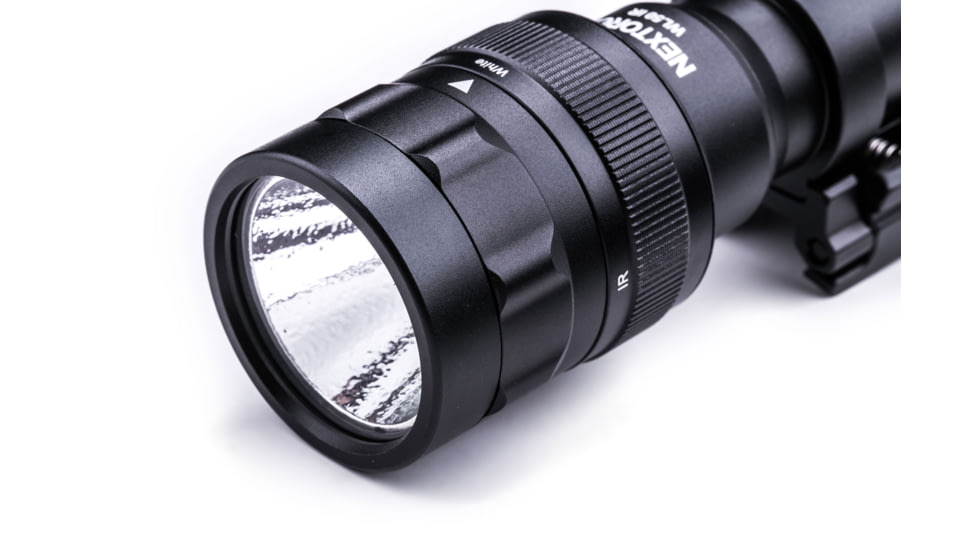 Nextorch WL50IR Weapon Light, Max 860 lm white &amp; 400 mw IR illumination, Black, WL50IR