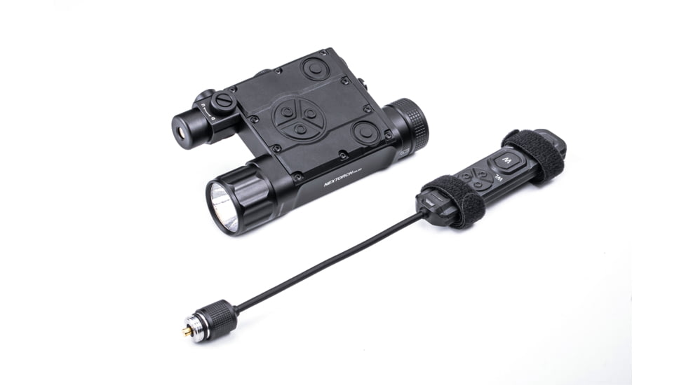 Nextorch WL60 Weapon Light, Visible White light and Green Laser Combo, Black, WL60