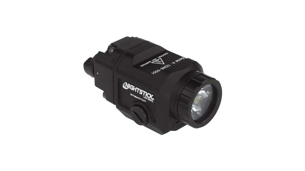 Nightstick Long Gun 1 x CR123 LED Compact Weapon Light, 550 Lumens, IPX-7 Waterproof, Anodized, Black, LGC-550XL