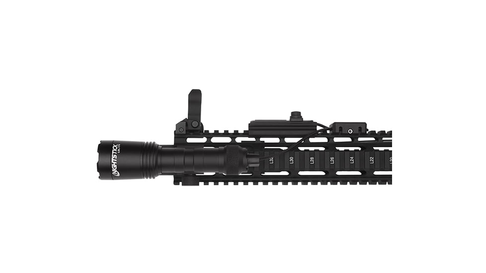 Nightstick Rechargeable Full-Size Long Gun Light Kit, 1500 Lumens, Black, LGL-170