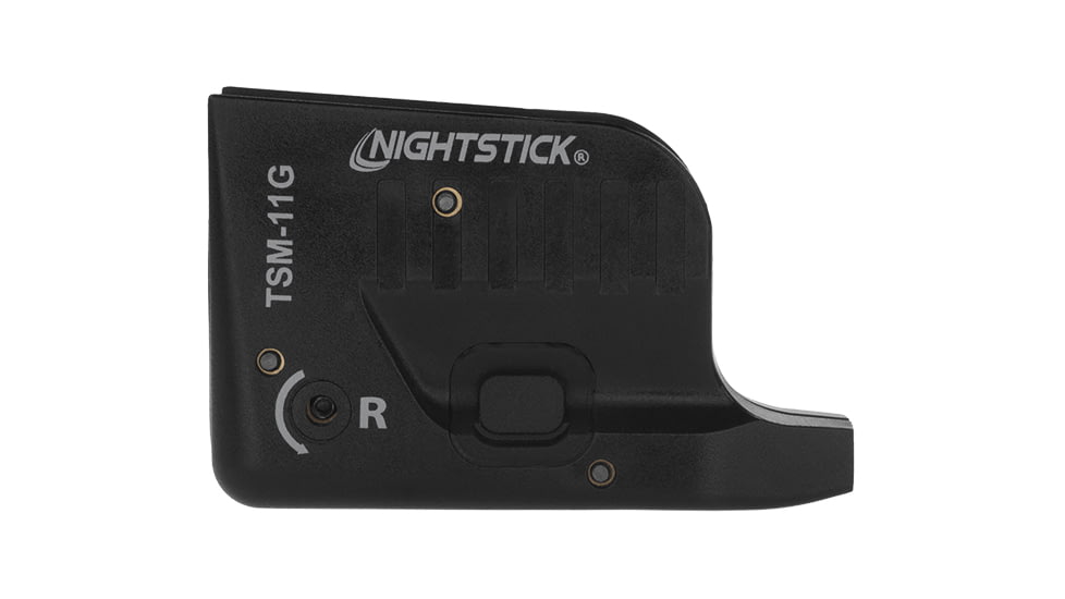 Nightstick Rechargeable Weapon Light w/Green Laser, Glock 42/43/43X/48, 150 Lumens, Black, TSM-11G