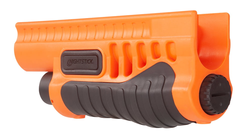 Nightstick Shotgun Forend Light f/ Mossberg 500/590/Shockwave, Less-Lethal Orange, SFL-12WL