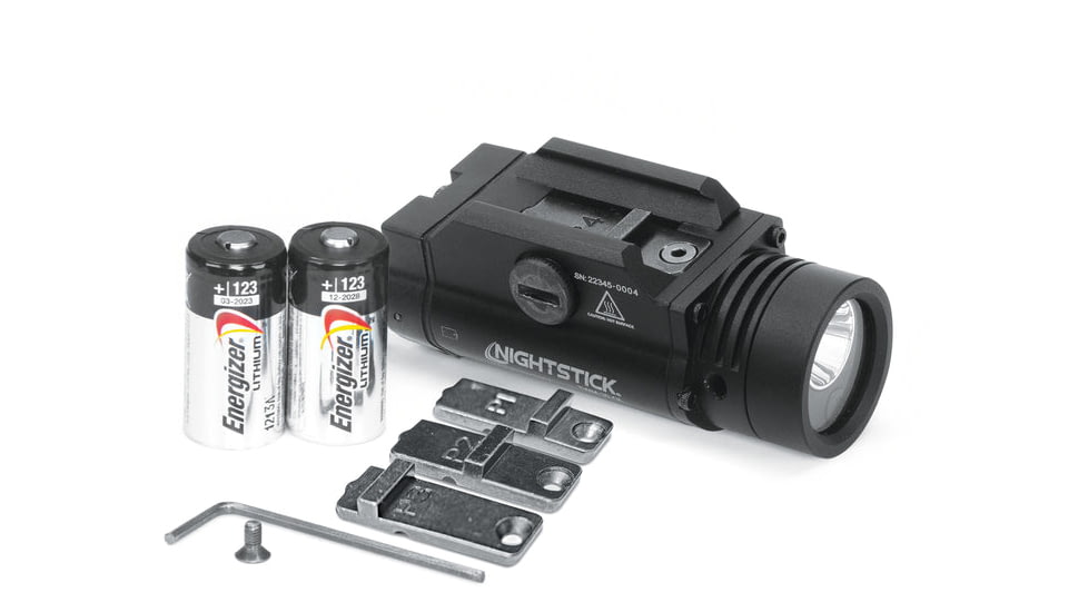 Nightstick Tactical Weapon-mounted Light, Black - TWM-30-GL