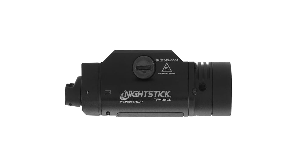 Nightstick Tactical Weapon-mounted Light, Black - TWM-30-GL