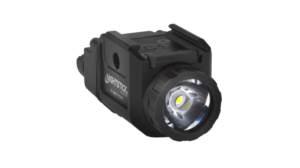 Nightstick TCM-10 650 Lumens Compact LED Weapon-Mounted Light, CR123, White Light, Ambidextrous, Black, TCM-10