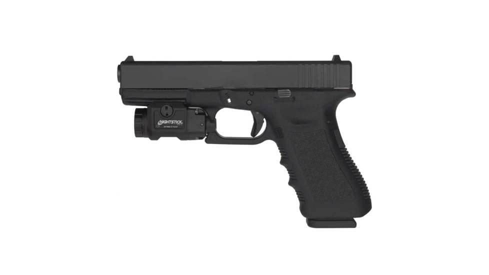 Nightstick TCM-10 650 Lumens Compact LED Weapon-Mounted Light, CR123, White Light, Ambidextrous, Black, TCM-10