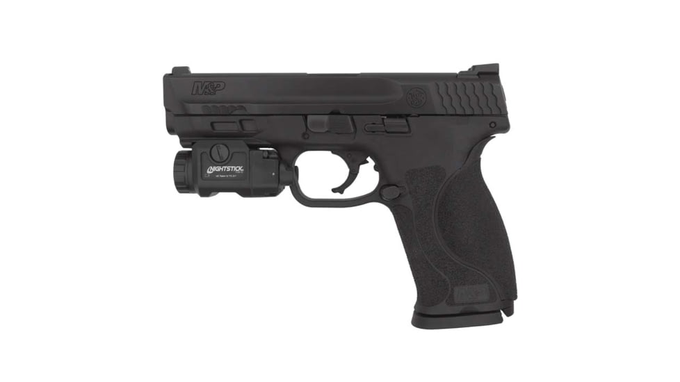 Nightstick TCM-10 650 Lumens Compact LED Weapon-Mounted Light, CR123, White Light, Ambidextrous, Black, TCM-10