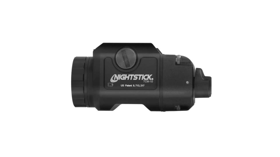 Nightstick TCM-10 650 Lumens Compact LED Weapon-Mounted Light, CR123, White Light, Ambidextrous, Black, TCM-10