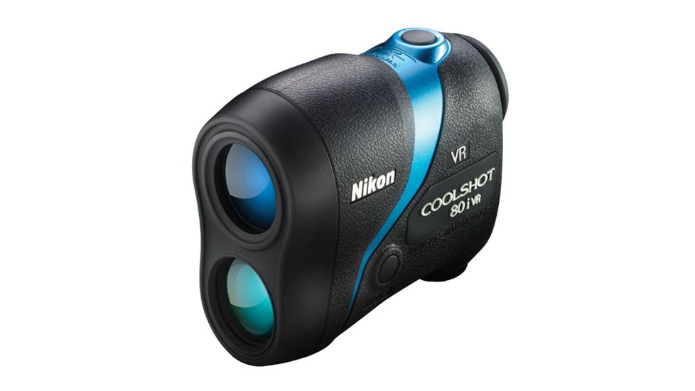 Nikon Coolshot 80i Vibration Reduction Range Finder, Black,Blue 16205