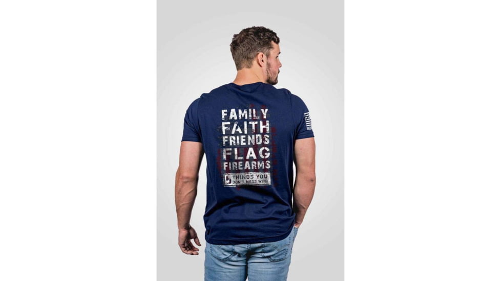Nine Line 5 Things Graphic T-Shirts - Mens, NV5THINGSTSMIDNAVS
