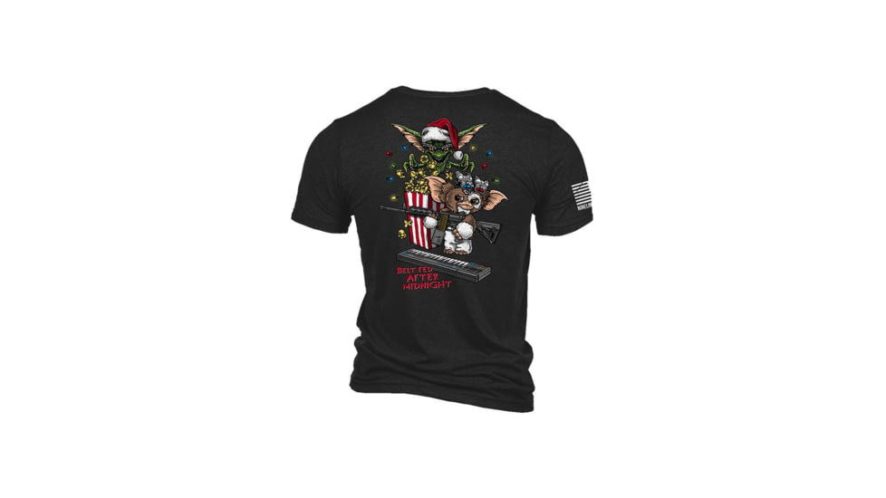 Nine Line Apparel Nine Line Belt Fed Triblend Short Sleeve Shirt Black XL, BELTFED-TSTRI-CHARCOALBLACKTRIBLEND-XL