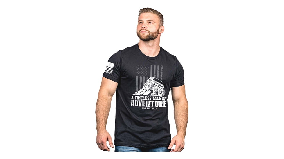 Nine Line Timeless Tales Of Adventure T-Shirt - Mens, Black, 2XL, ADVENTURETSBLACK2XL
