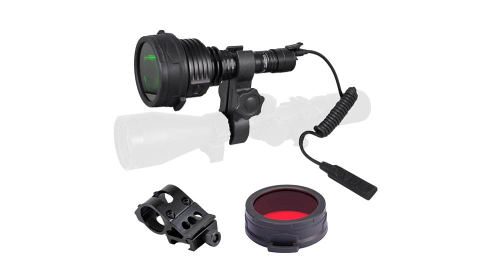 Nitecore P30i 2000 Lumen 1093 Yard Long Throw Flashlight Hunting Kit, Black, 6952506466269