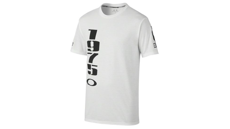 Oakley Battalion Tee, White, Large 455151-100-LG