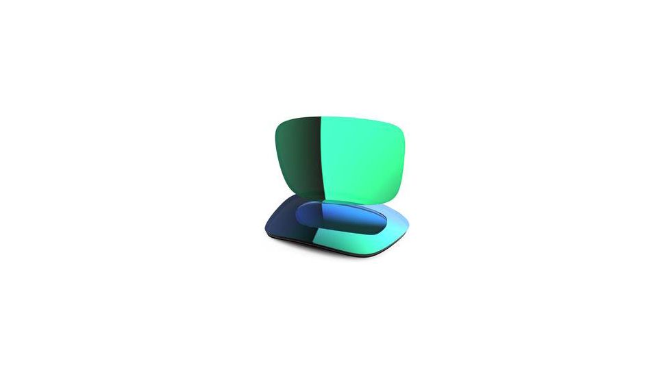 Oakley Crankcase Replacement Lenses, Jade Iridium 43-518