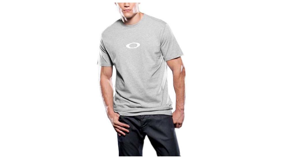 Oakley Ellipse Me T-Shirt, Heather Grey, XS 453364SSFR-ELLIPSEMETEE-203-XS